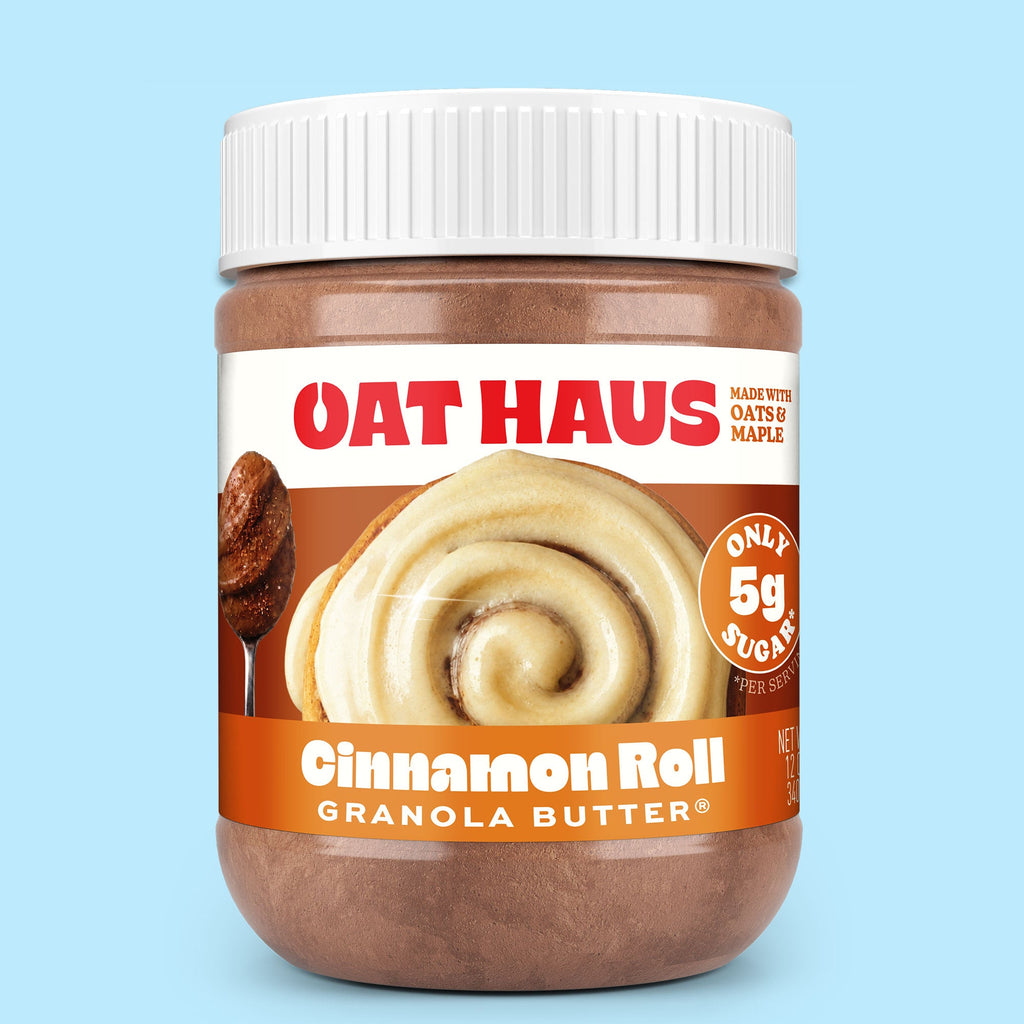 Cinnamon Roll Granola Butter
